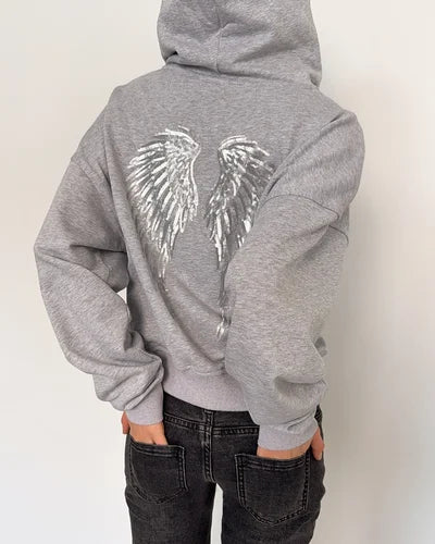 Angel Zip Hoodie