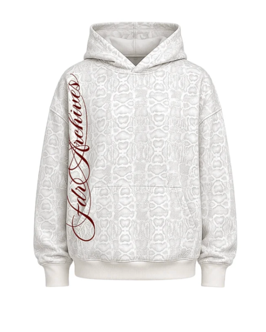 Snakeskin Oversized Hoodie