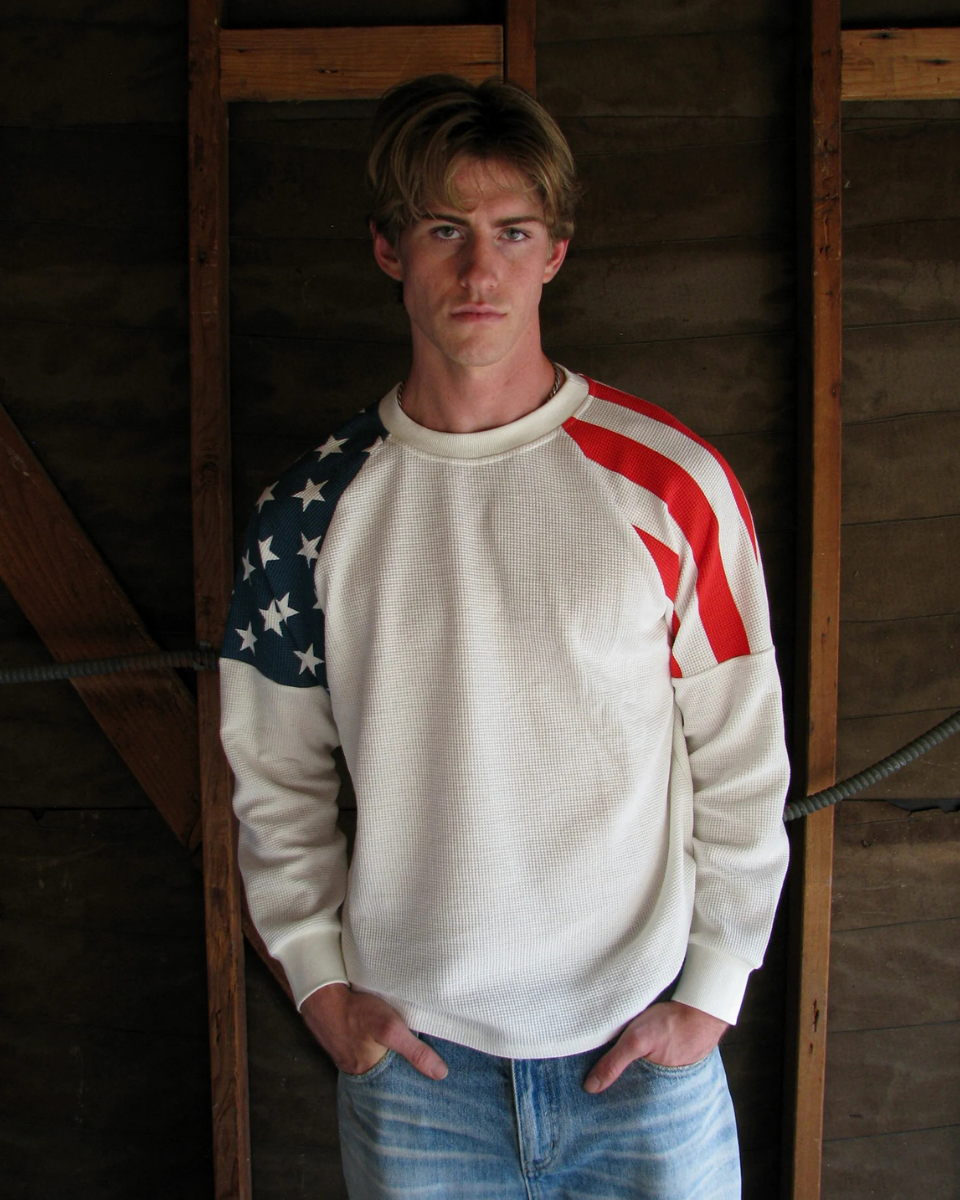 USA Waffle Knit