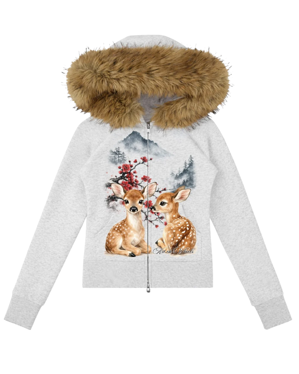 Fawn Grove Fur Hoodie