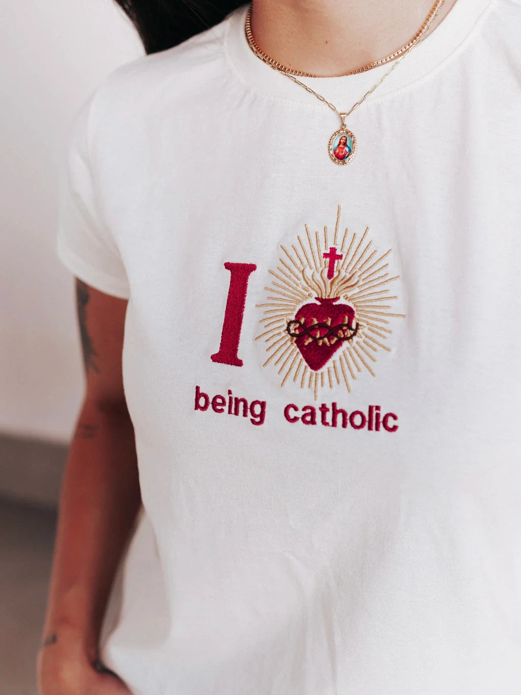 I Love Being Catholic Tee